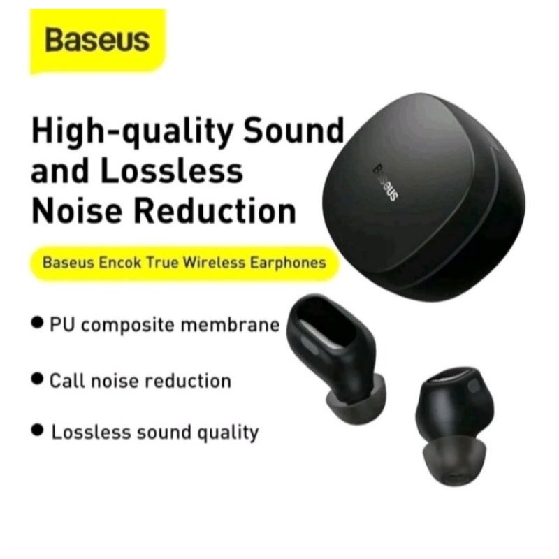 BASEUS ENCOK TRUE WIRELESS EARPHONE WM01