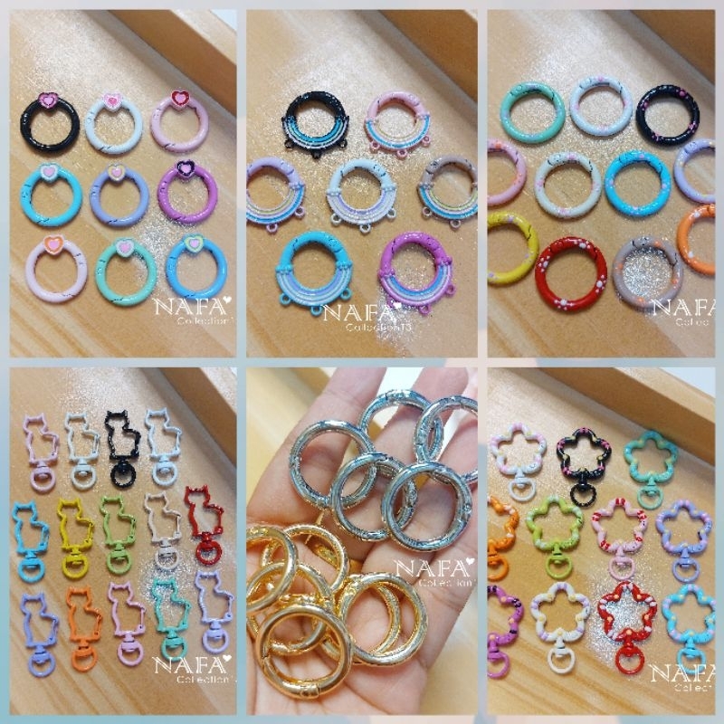 Ring Premium/ Kokot Premium /Hook Ganci Premium/Keychain warna