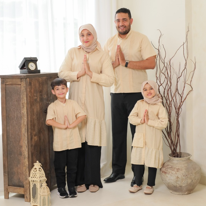 ZNLOVE - IED SERIES - FAMILY SET - BAJU LEBARAN - BAJU KOKO ANAK - KOKO DEWASA - TUNIK ANAK - TUNIK 