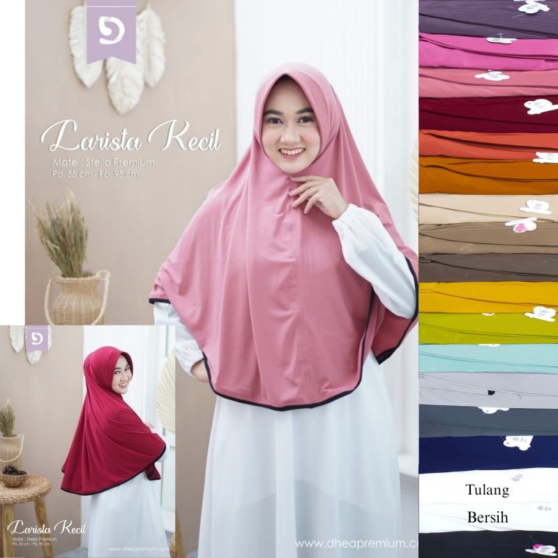 Hijab Larista Kecil - Dhea Hijab (Stella Premium)