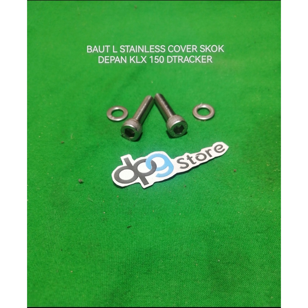 BAUT COVER SKOK SHOCK DEPAN KLX 150 DTRACKER L STAINLESS