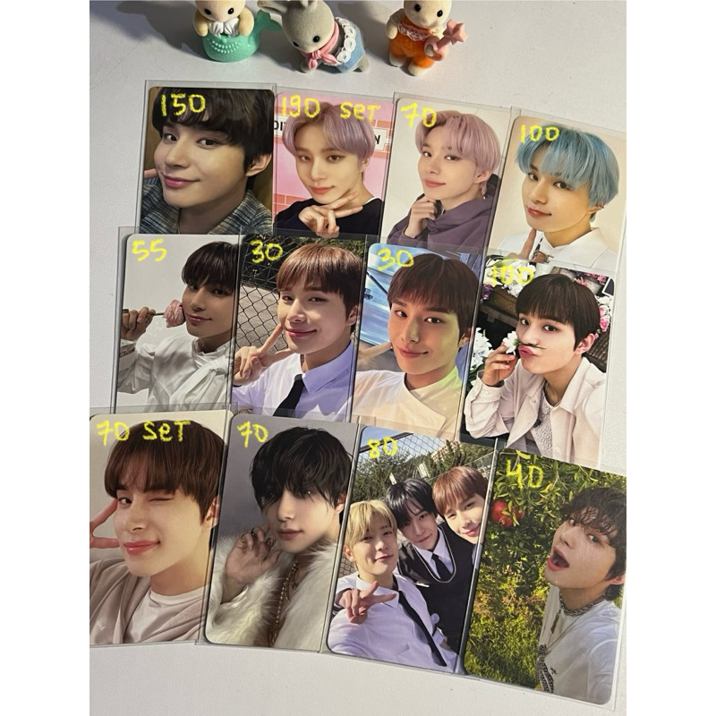 [READY STOCK] wts aab nct dojaejung jungwoo ina pc official photocard 127 doyoung jaehyun tc trading