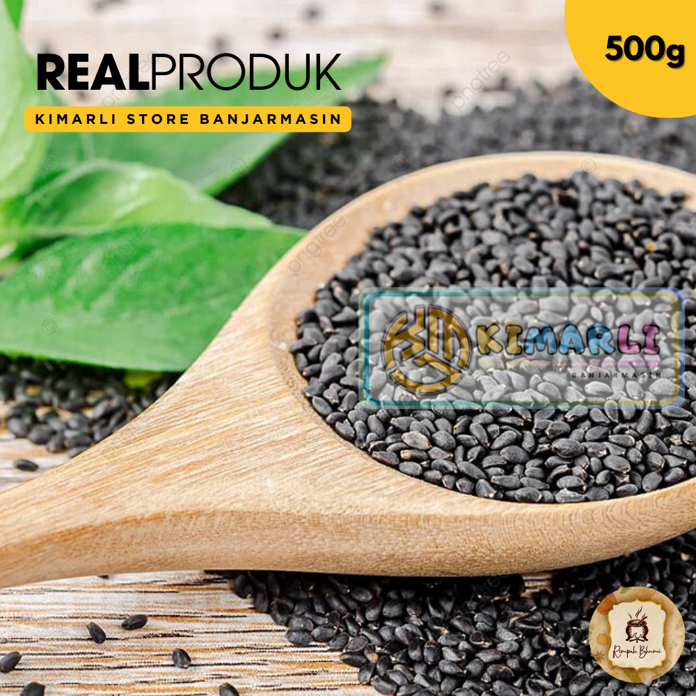 

500g || Selasih / basil seed kualitas bagus / Biji Selasih Super By. kimarli.Store