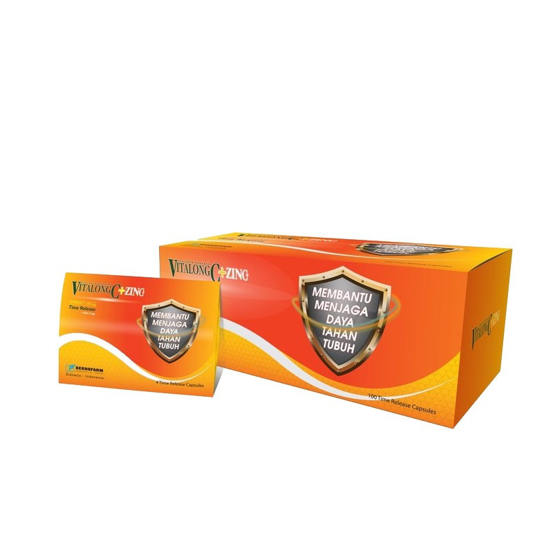 Vitalong C + Zinc Strip 4 Kapsul
