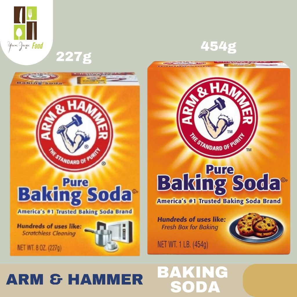 

Arm & Hammer Pure Baking Soda / Soda Kue Murni Kemasan 227g/454g Box