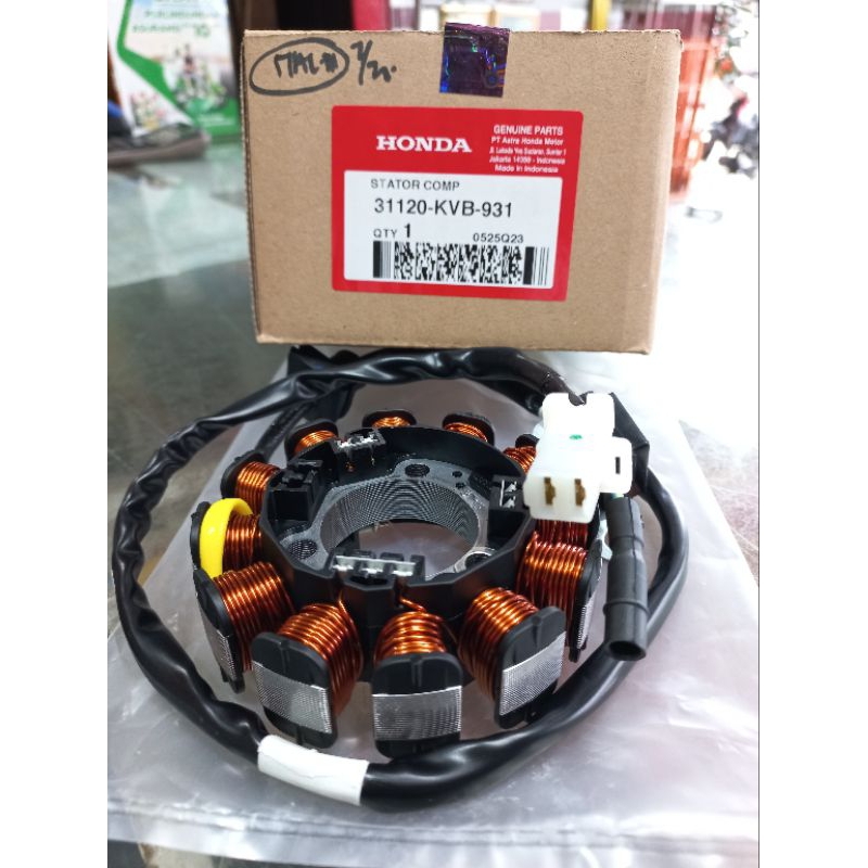 Spull Stator assy Spul Vario 110 karbu original