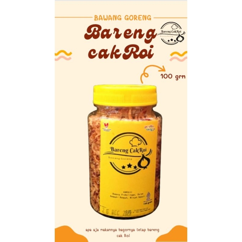 

bawang goreng spesial Probolinggo 100g toples