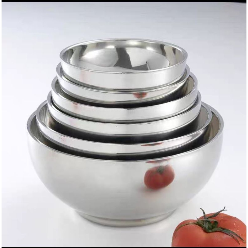 HMO - Mangkok Korean Stainless steel Tebal / Mangkok anti Panas