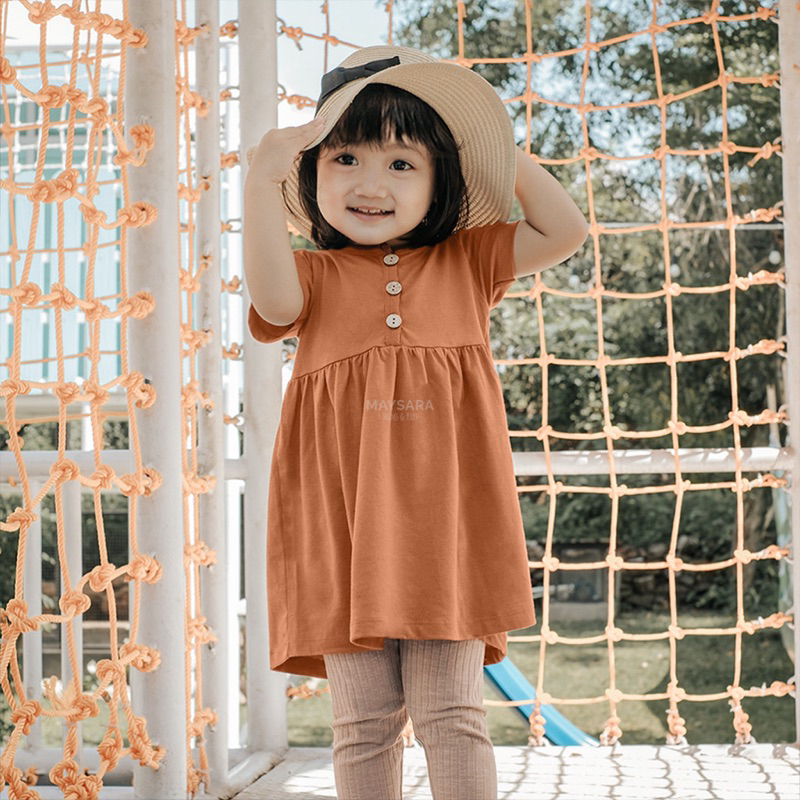 Dress Leona by Maysara Dress Anak Cotton Combed