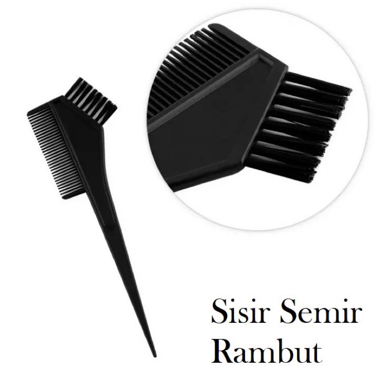 SISIR SEMIR CAT RAMBUT / SISIR CAT RAMBUT / KUAS CAT RAMBUT / SISIR DAN KUAS CAT RAMBUT / SISIR KUAS