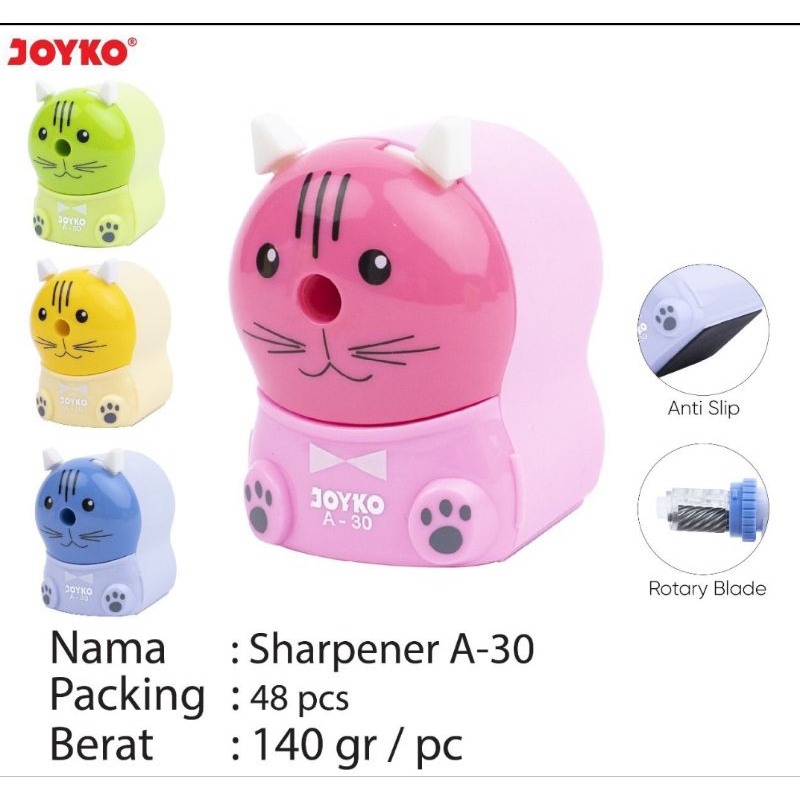 

shapener kucing A30 joyko fleksibel
