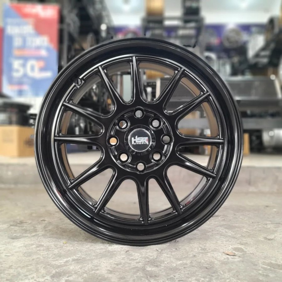 FORSALE VELG RACING HSR R15 TYPE ENDE MURAH VELG RING 15 BAUT 4