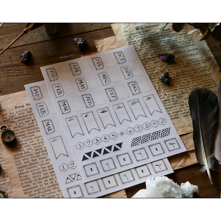 Lin Chia Ning Journal Labeling Sticker Set
