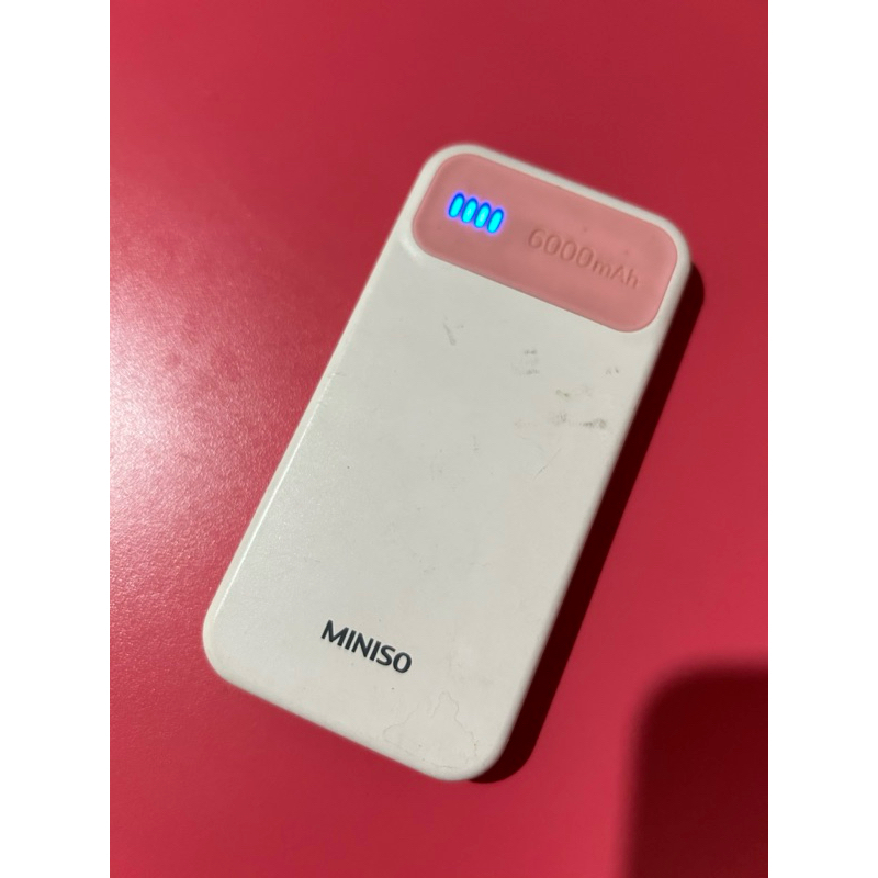 preloved Powerbank MINISO 6000 mAh