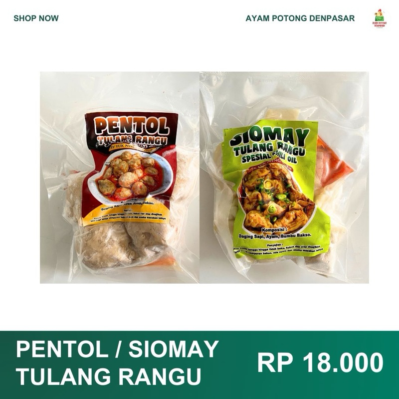 

PENTOL BAKSO / SIOMAY TULANG RANGU - APD mart