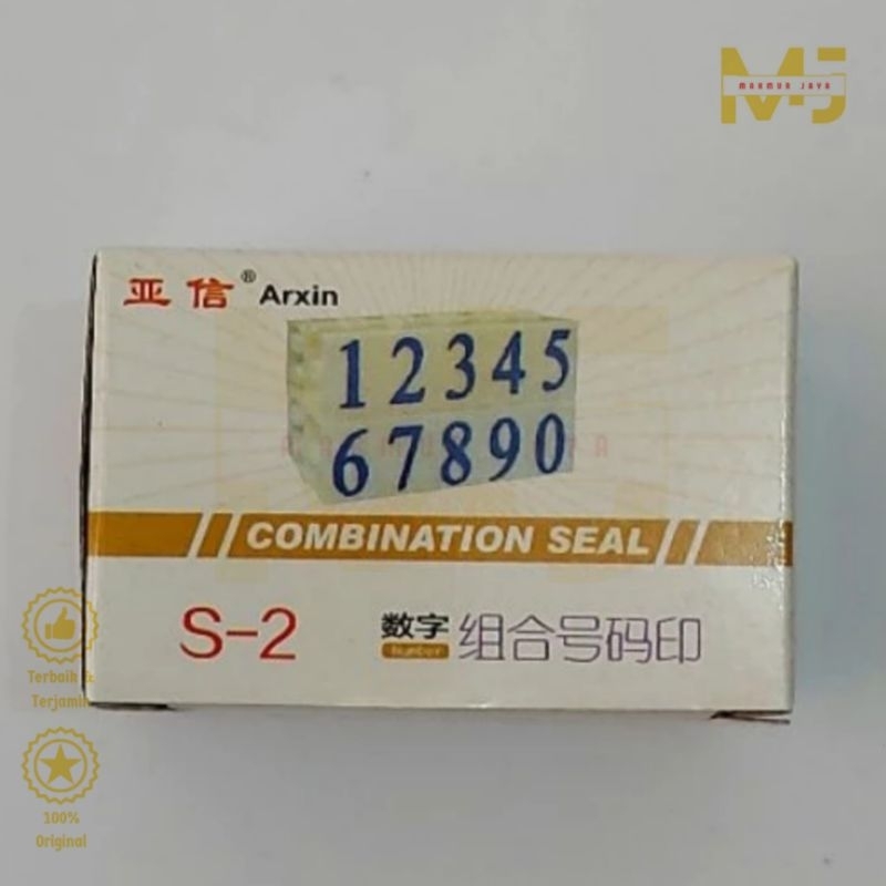 

Stempel Angka S2 Rakitan Stempel Susun Combination Seal S2 Number