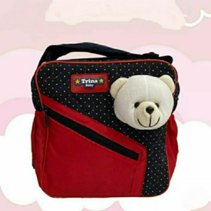 TRINA Baby Tas Kecil BONEKA & KANTONG DEPAN POLOS