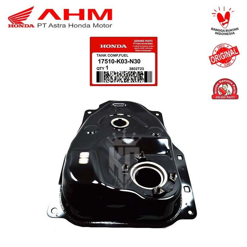 Tangki Bensin Fuel Tank Honda Revo Supra x Blade 125 Fi 2014 Original AHM 17510-K03-N30