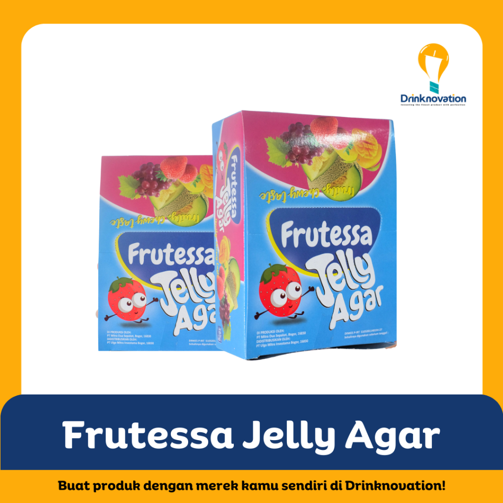 

Frutessa Jelly Agar Sachet isi 24pcs @20gr | Jasa Maklon Minuman