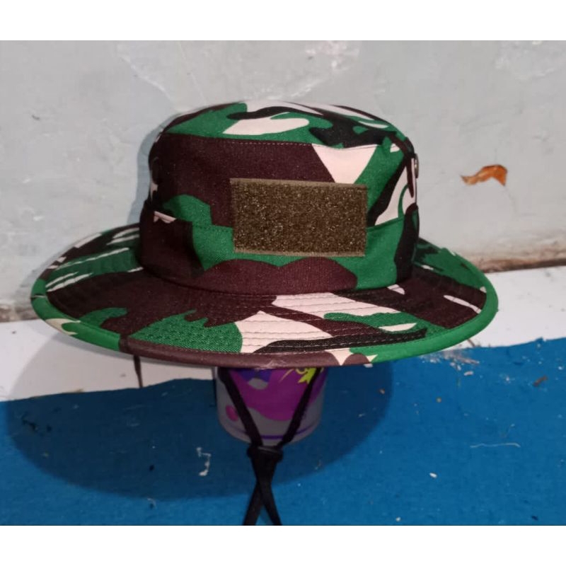 Topi Rimba kawat TNI Velbedt.