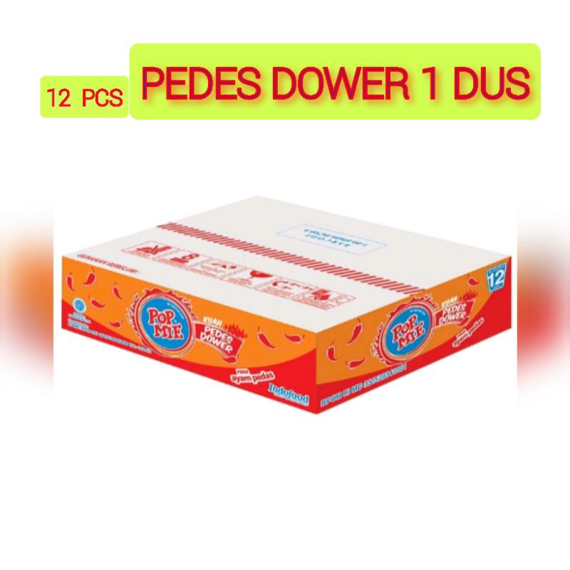

pop mie kuah dower pedes 1 dus=12pcs