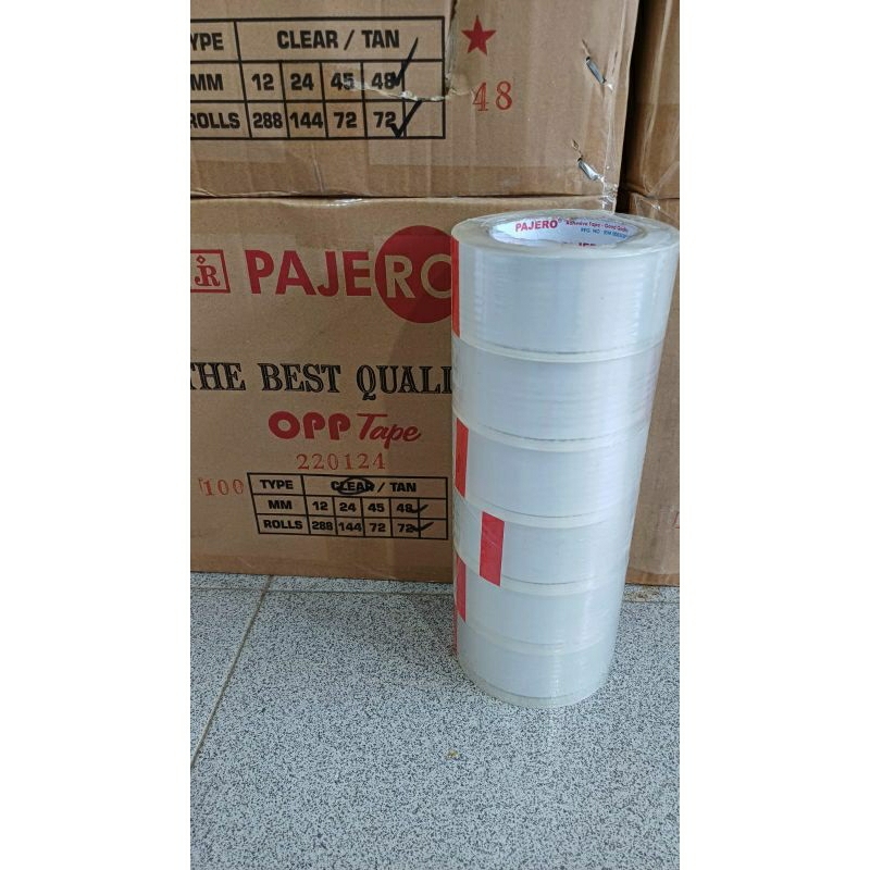 

1pc Lakban PAJERO 48mm x 100meter (45micron 2inci) isolasi dus adhesive tape opp