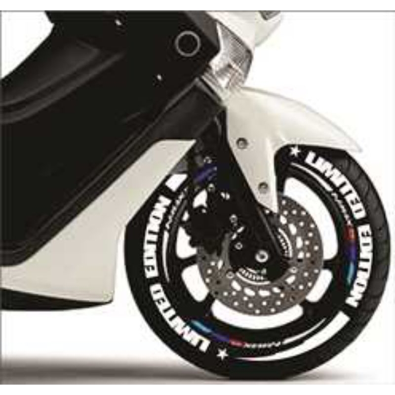stiker ban motor, tire bomb "limited edition"
