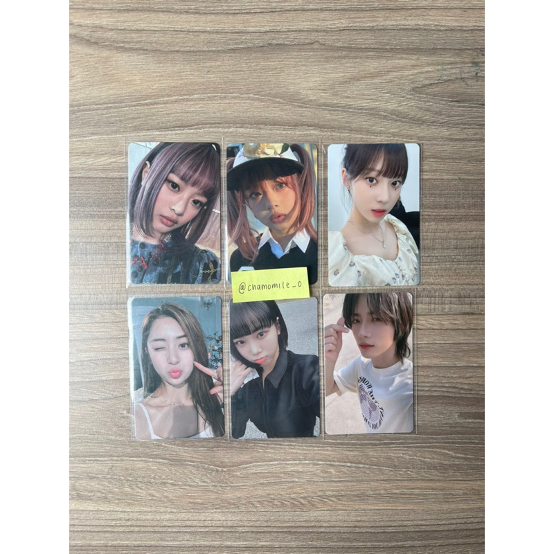 NEW JEANS AESPA LE SSERAFIM TXT hanni winter yunjin chaewon beomgyu official photocard pc album sg22