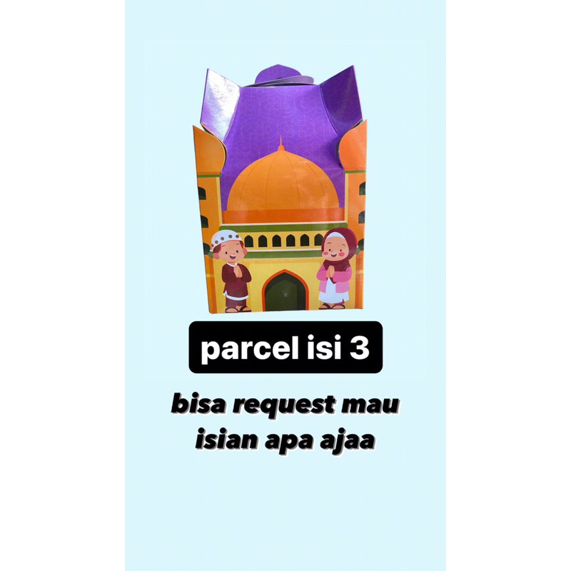 

Paket parcelan isi 3pc/kue kering lebaran/250g