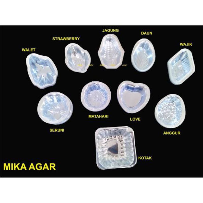 (Isi 100pcs) Cetakan Puding Mika Mobil Mini/Cetakan Agar Agar/Cetakan Puding Mini