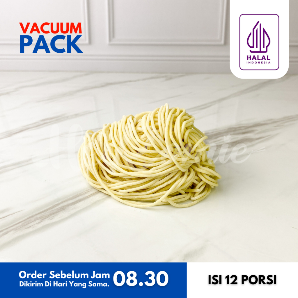 

Pengiriman Regular Vacuum Pack Mie Ramen Mentah 12 Porsi