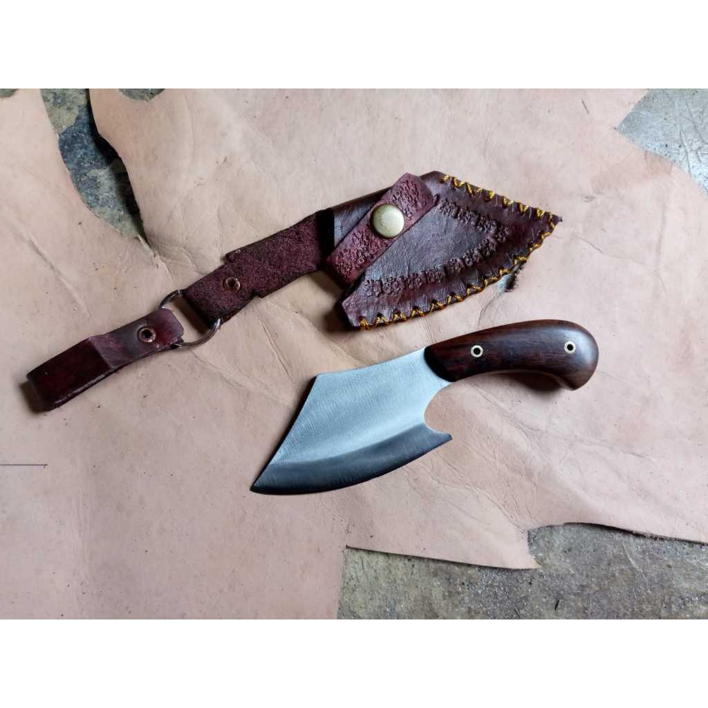 PUSAKA ETNIC 004 Kapak Mini Fulltang Khusus Belah Duren Bahan Baja HSS Tebal 4 mm