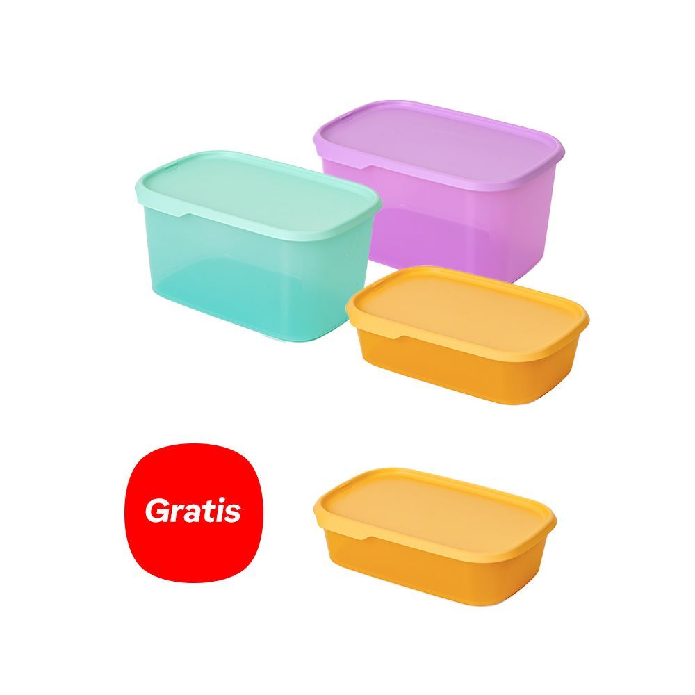 Tupperware One Touch Fresh Rectangular 4pcs
