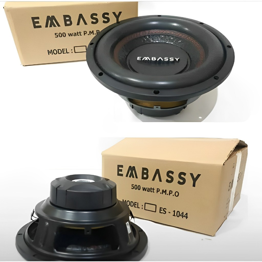 Subwoofer 10 Inch Embassy ES-1044 Double Coil Embassy 10" ES 1044