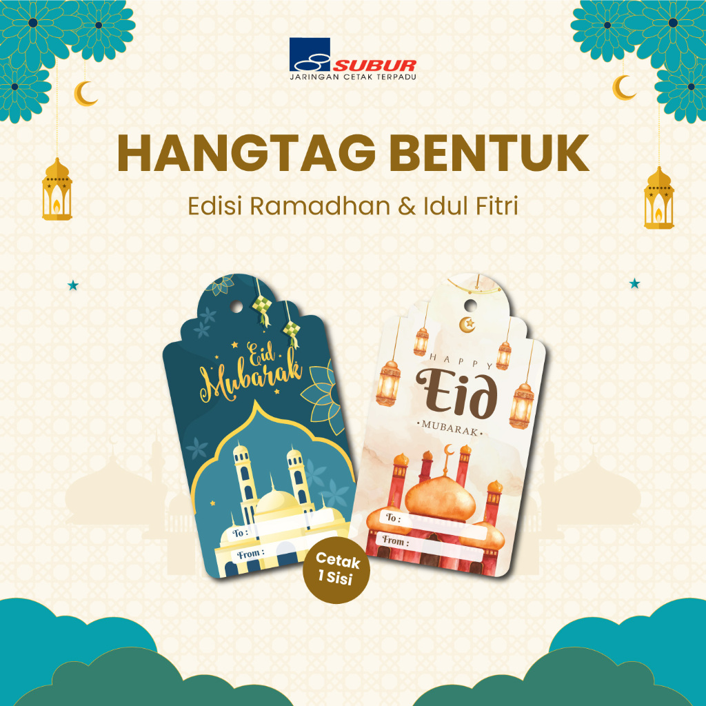 

Hang tag kartu tag hangtag kartu lebaran kartu ucapan 1 muka 1 sisi POTRAIT Spesial Edisi Ramadhan Idul Fitri Lebaran SUBURPRINTING