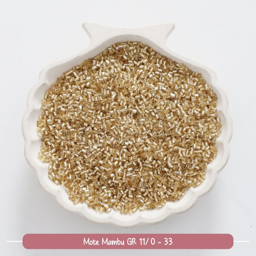 Manik Mote Payet Pasir bulat Monte / Borci / Manik / Payet Pasir 12/0 1.9mm  Harga per pack isi 45gr