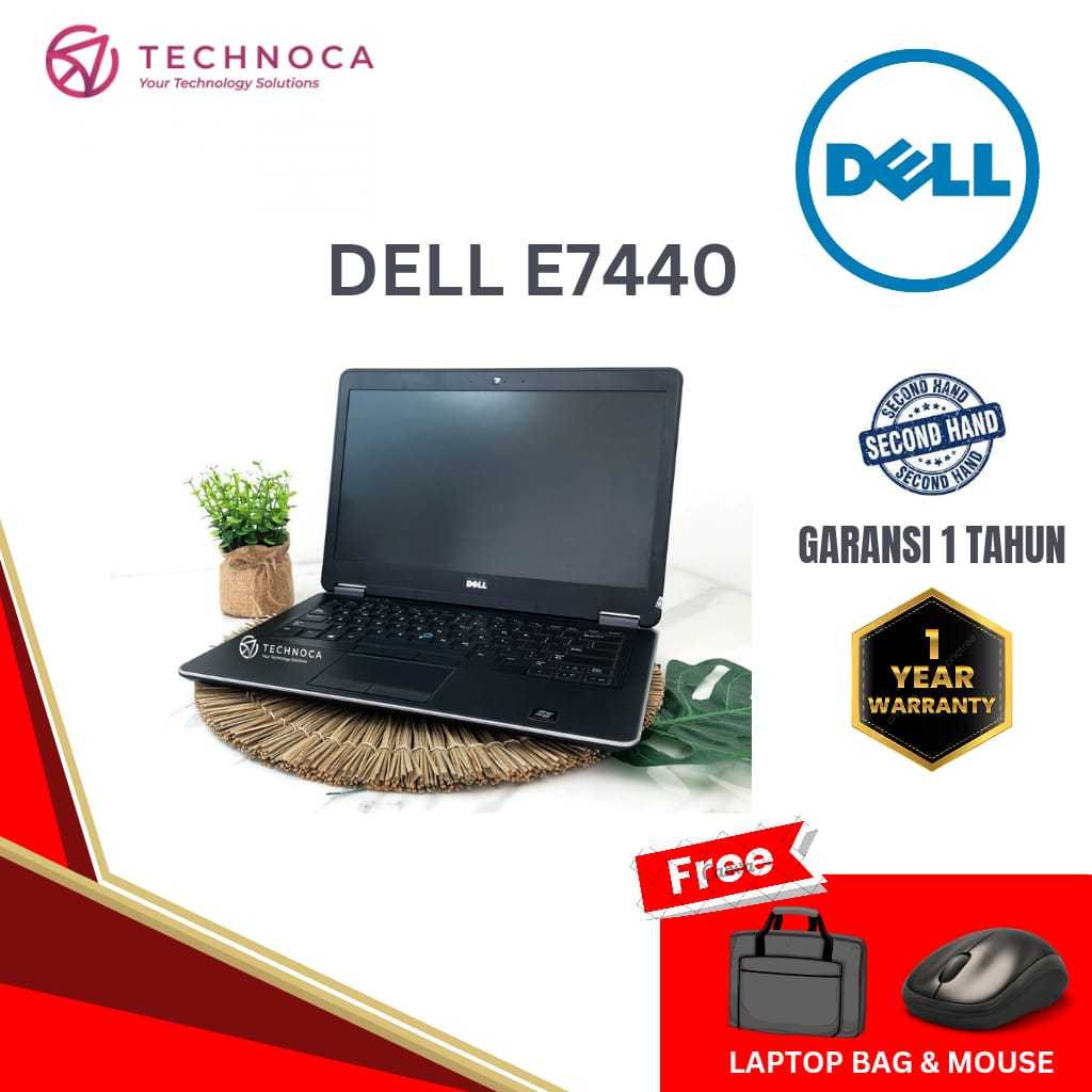 Laptop Second Dell E7440 Ci7 4TH 4GB SSD 128GB