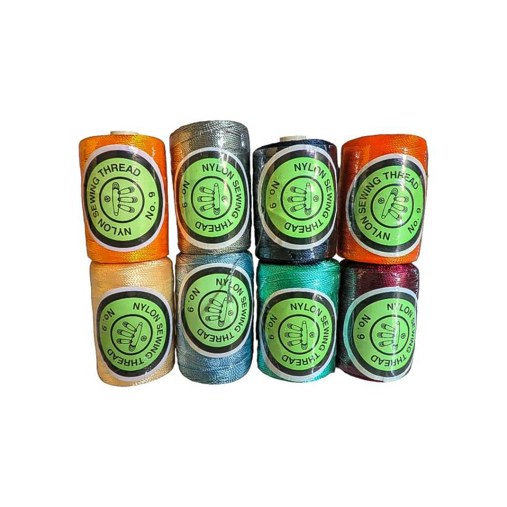 Nylon no.9 cap peniti / benang jahit