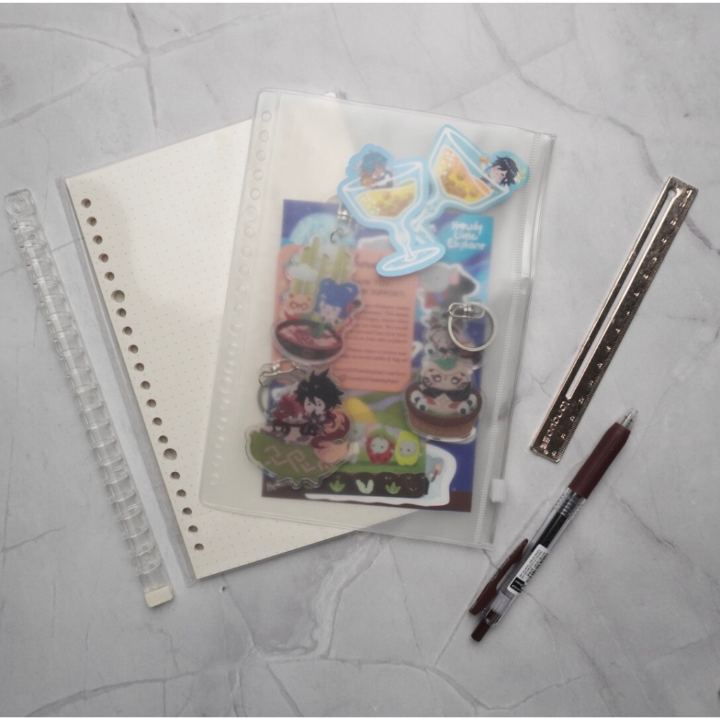 

DIY Zipper Pocket Binder Divider Aesthetic