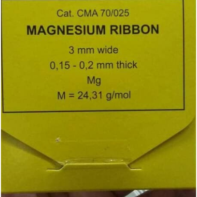 

Pita Magnesium Ribbon 25 gr