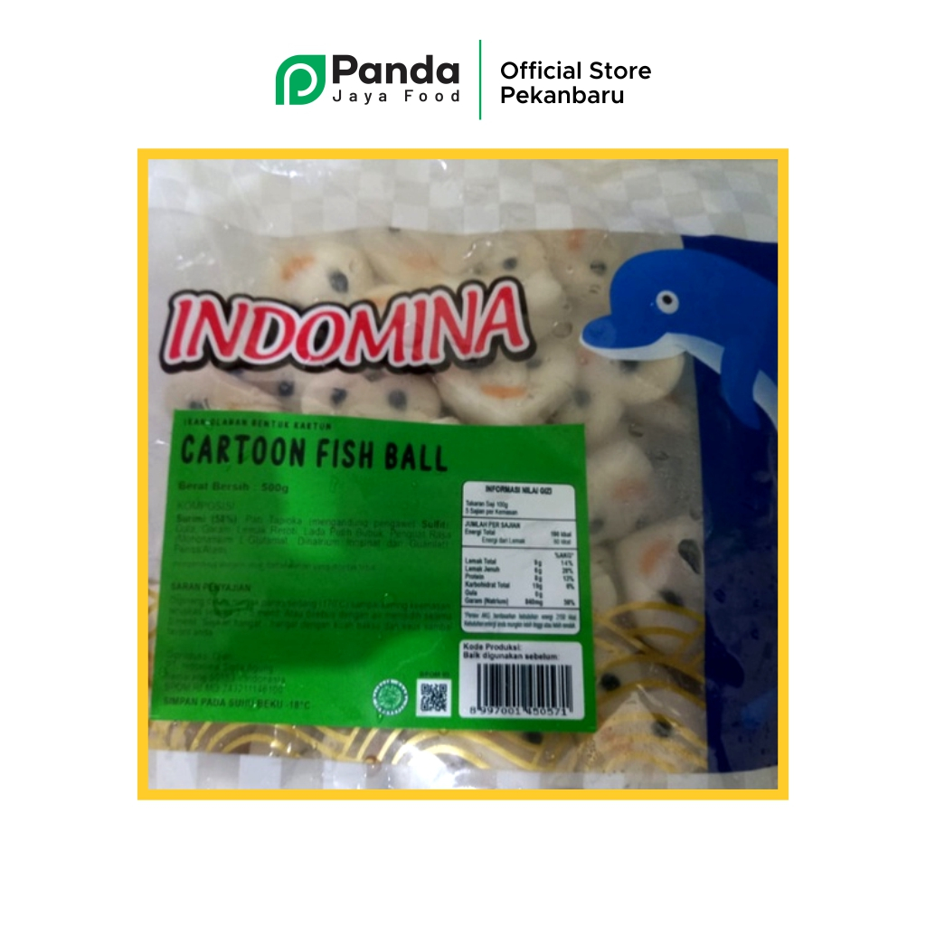 

Indomina Cartoon Fish Ball 500 Gram