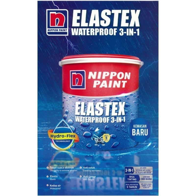 Nippon Paint ELASTEX (1KG)    Cat pelapis anti bocor