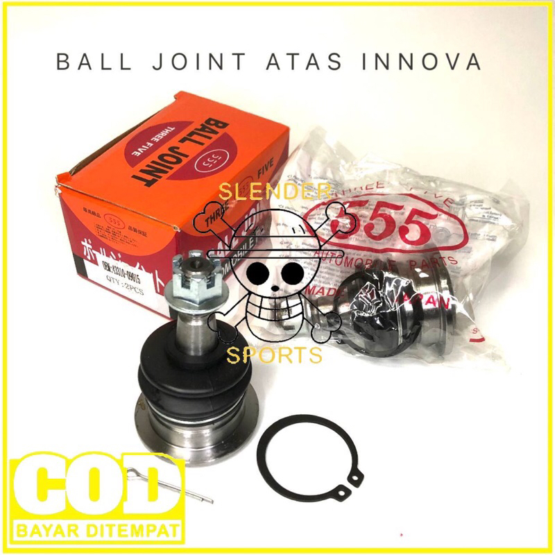 BALL JOINT ATAS INNOVA 555 - BALL JOINT UPPER INOVA HILUX FORTUNER 555