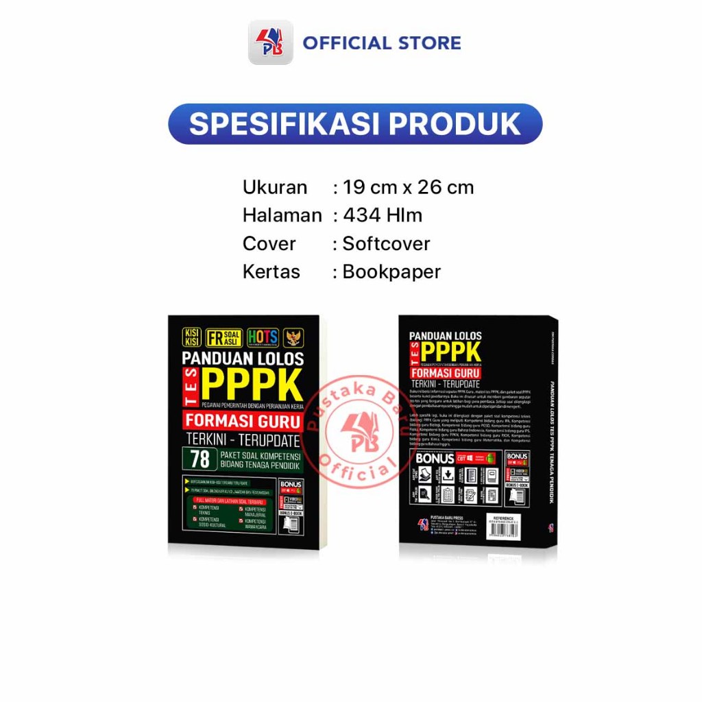 Buku Panduan Lolos PPPK Formasi Guru / Tenaga Teknis / Tenaga Kesehatan Terkini Terupdate – FR Soal Asli-2