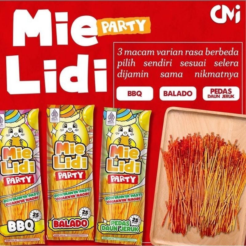 

Cemilan Snack Mie Lidi Viral Grosir Termurah