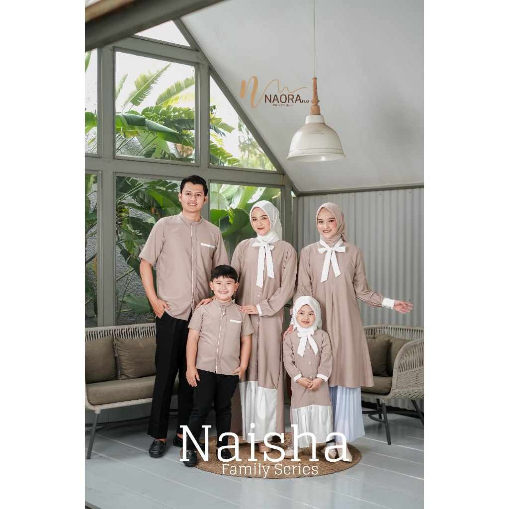 NAISHA KIDS GAMIS KIDS COUPLE MOM KELUARGA SARIMBIT