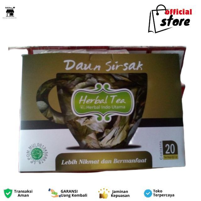 

TERMURAHHH!!! Teh Herbal Daun SirsakHerbal Indo Utama