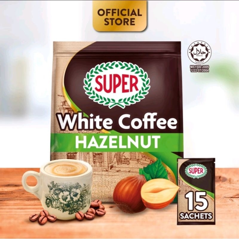 

Super White coffee and creamer brown sugar hazelnut classic