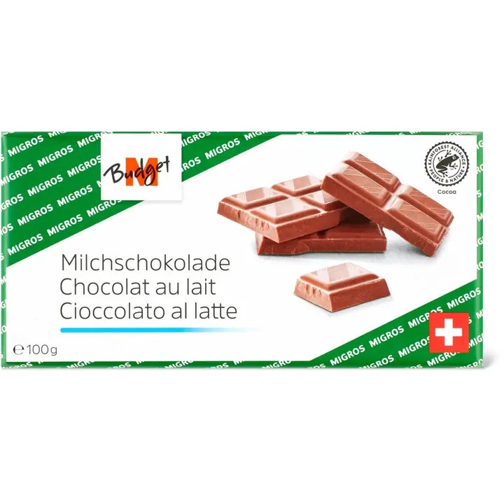 

SWISS Import M-Budget · Cokelat Batangan · Cokelat Susu 100g