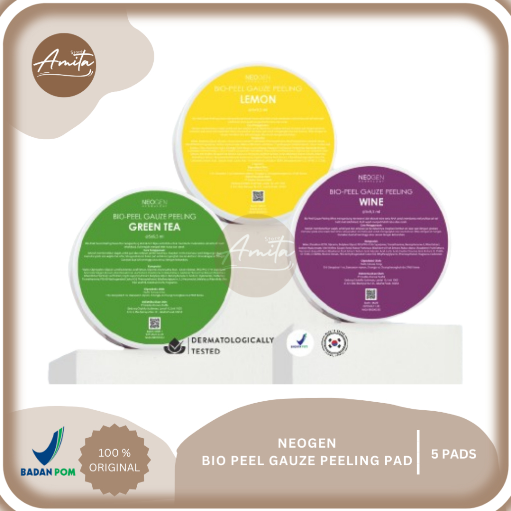 _ NEOGEN DERMALOGY BIO PEEL GAUZE PEELING PAD MINIS JAR (ISI 5 PADS)